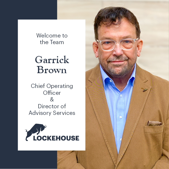 Lockehouse Retail Group Hires Garrick Brown as Chief Operating Officer and Director of Advisory Services